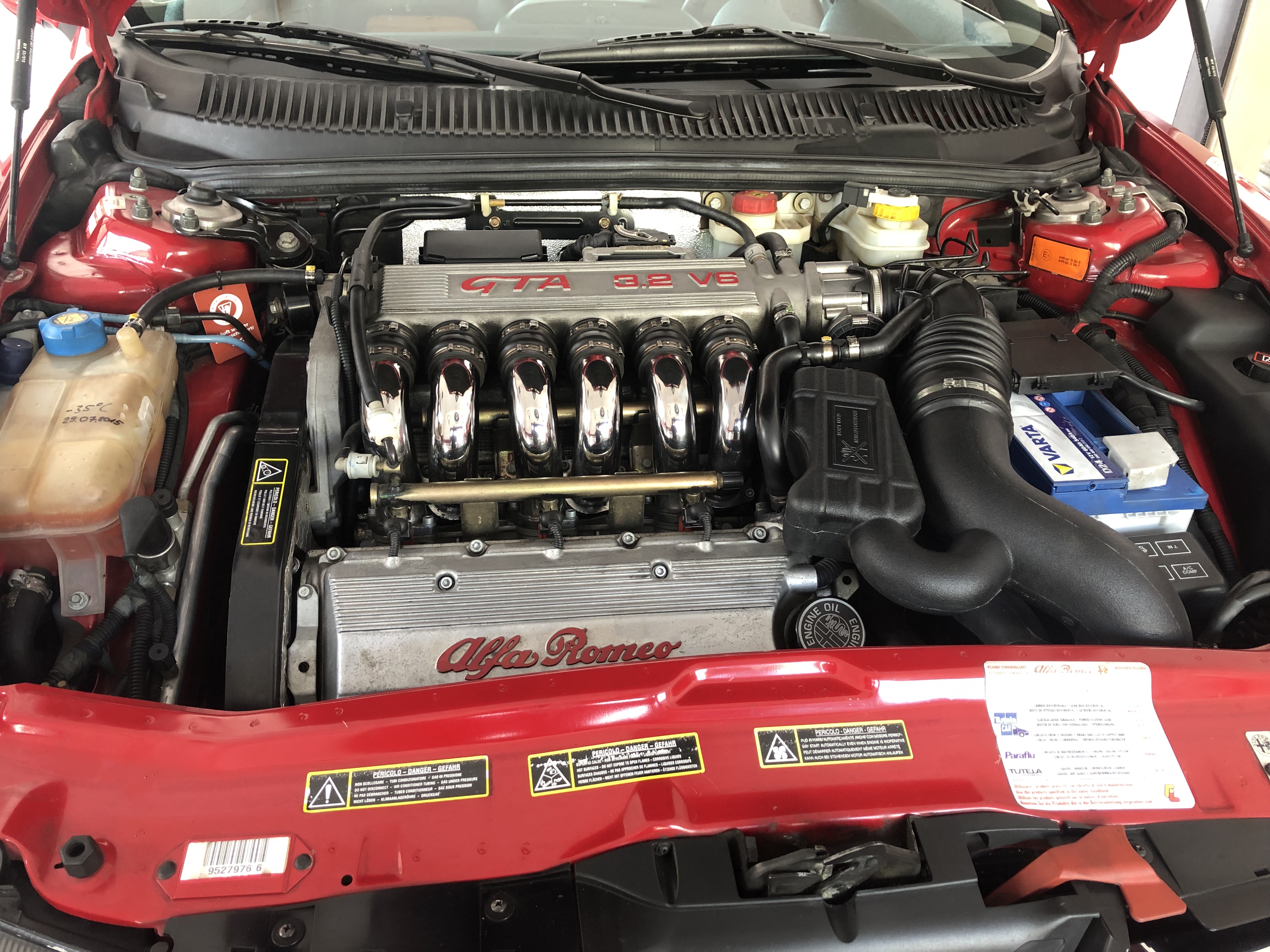 Heute stand in der Werkstatt vom Alfadoktor ein Wechsel der Lichtmaschine an einem Alfa Romeo 156 3,2 GTA an.